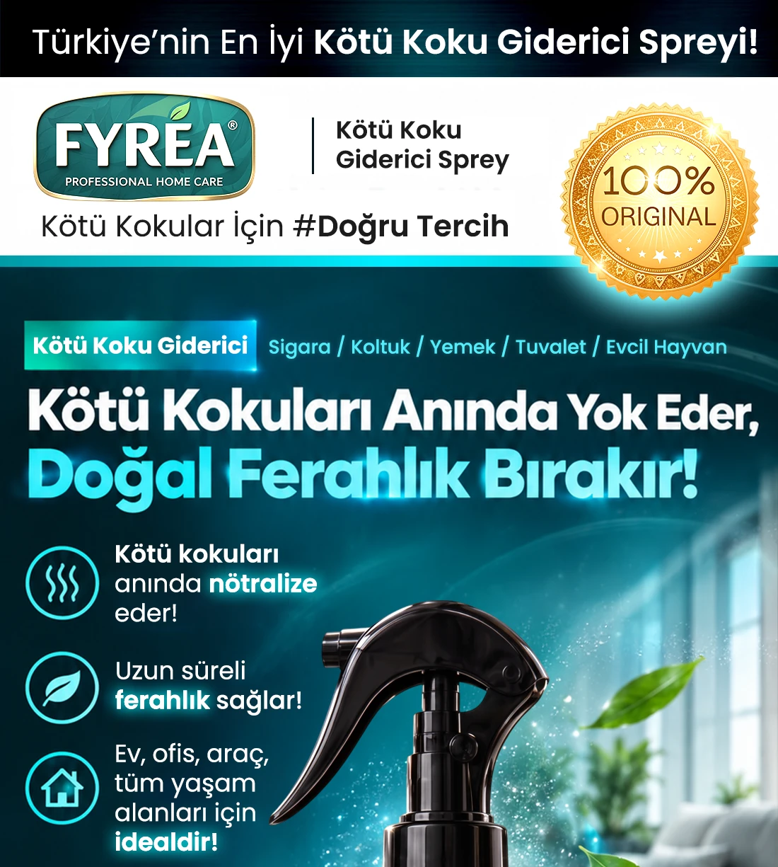 Kötü Koku Giderici Sprey Görsel