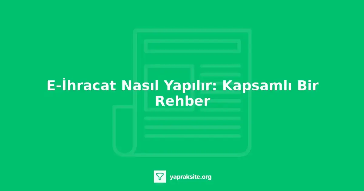 E-ihracat kavramını temsil eden, dijital bir harita ve e-ticaret sembolleri içeren bir görsel.