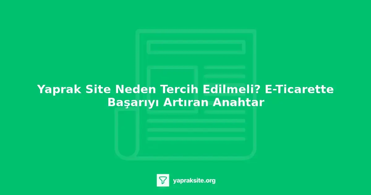 yaprak site örnekleri