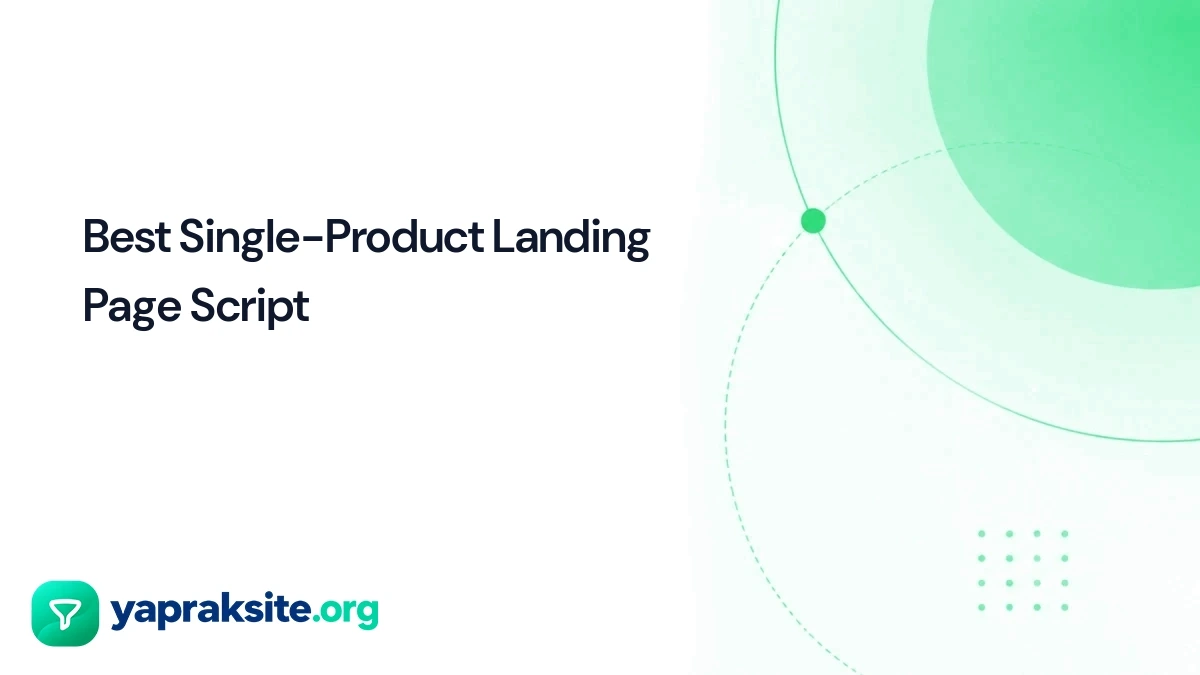 Best Single-Product Landing Page Script