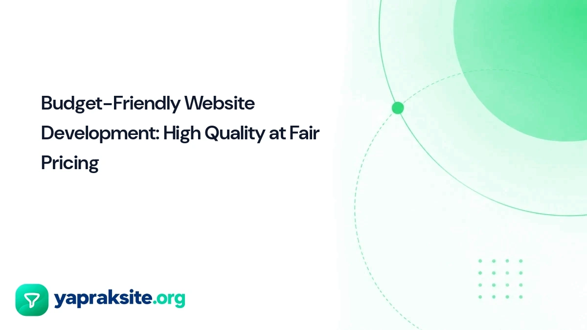 Budget-Friendly Website Development: High Quality at Fair Pricing