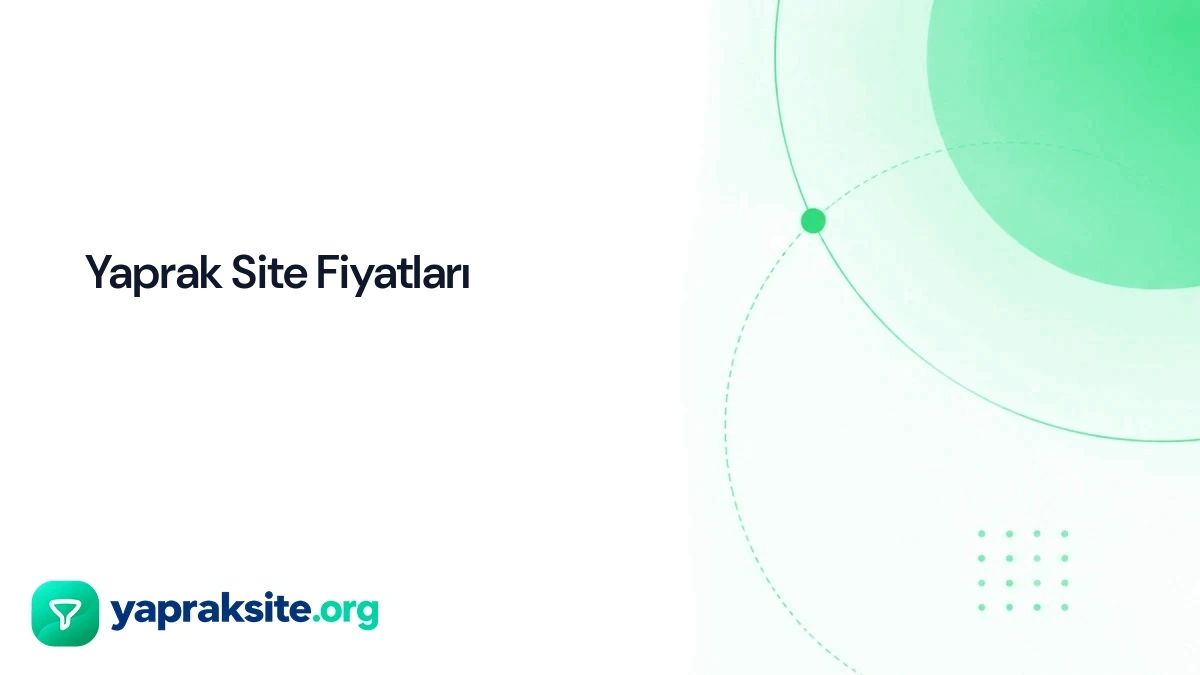 Yaprak Site Fiyatları