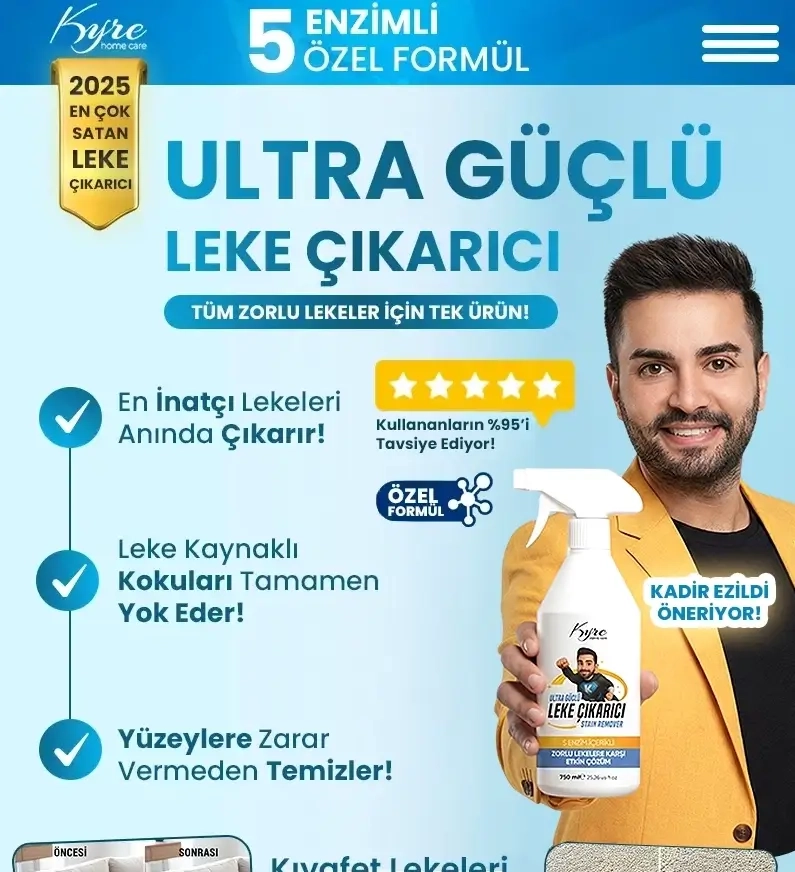 Ultra Güçlü Leke Çıkarıcı